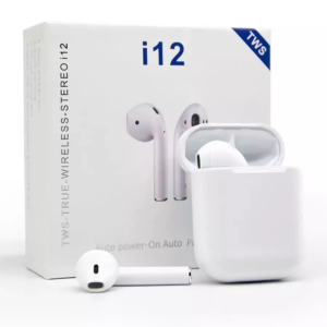 Fone de Ouvido Bluetooth i12 TWS 5.0 Sem Fio IPX4 Touch